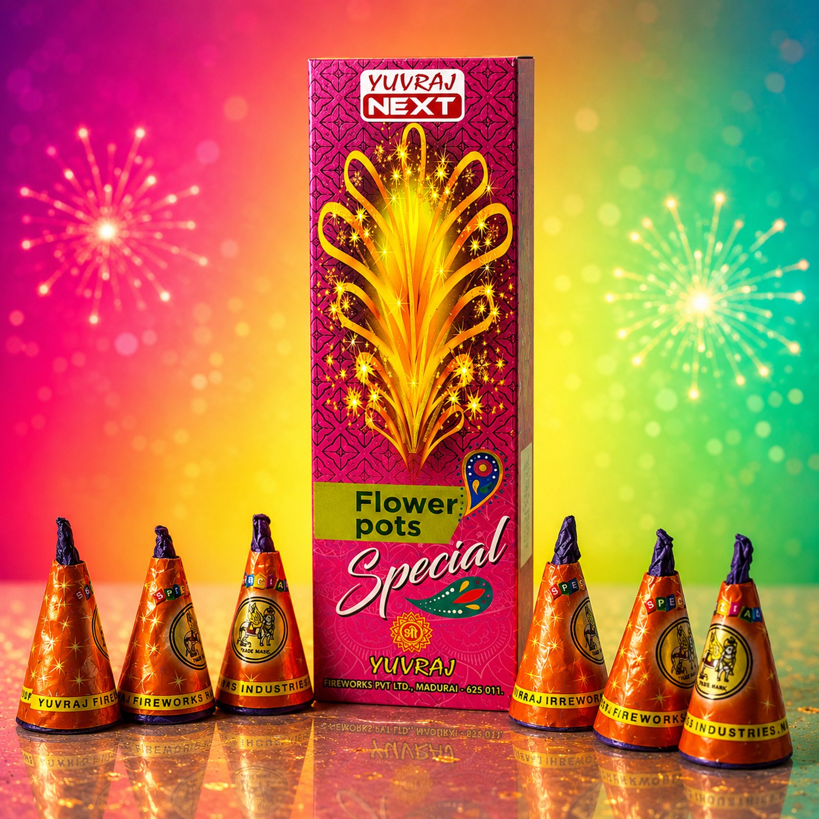 15CM Red and Green Sparklers